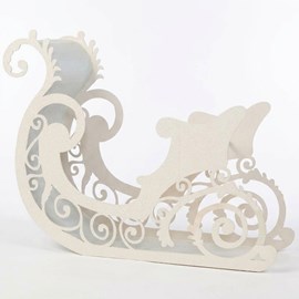 White Fantasy Sleigh Prop Kit